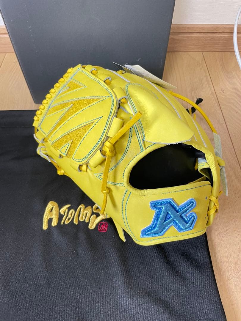 最終価格‼️新品未使用ATOMS アトムズ　西窪職人作成 左投硬式投手用グローブ 展示会限定モデル【ATOMS】硬式用グローブ 左投げ投手用 西窪職人作