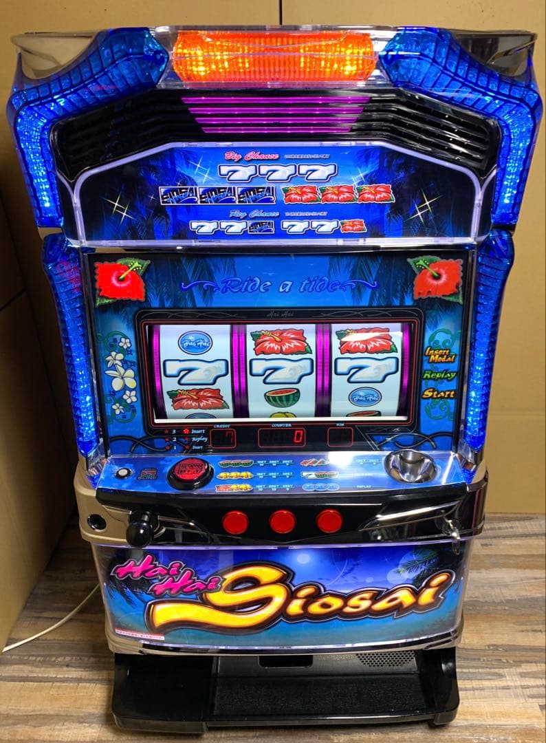 6号機 ハイハイシオサイ パイオニア 2019年 コイン不要機 パチスロ実機