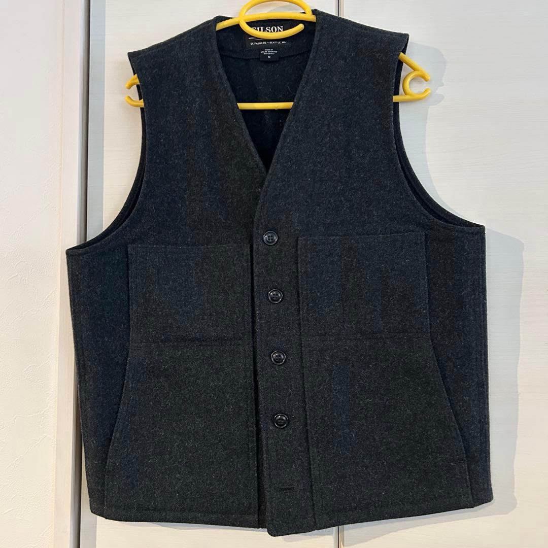 FILSON フィルソン USA製 ウール ベスト グレー old FILSON WOOL VEST フィルソン ウールベスト グレー 旧タグ