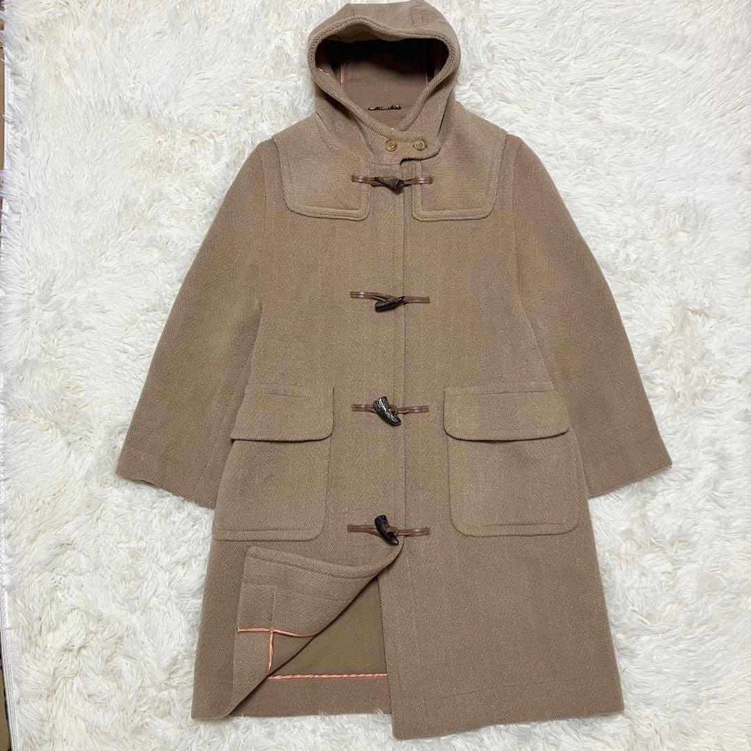 モンゴメリー ダッフルコート アウター ヘリンボーン キャメル 36 中古・古着通販】MONTGOMERY (モンゴメリー) KENINGTON オーバーサイズ