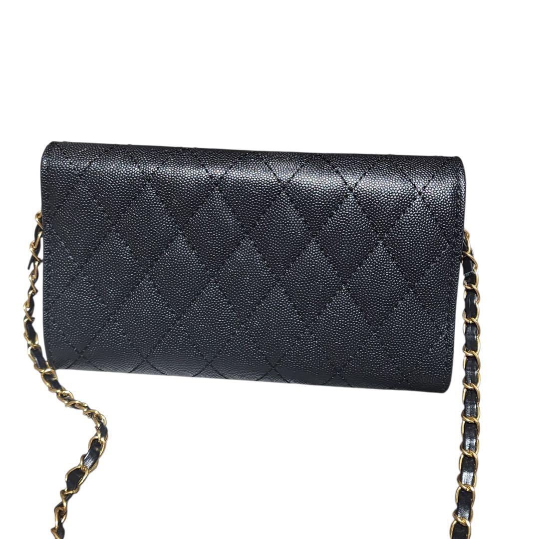 CHANEL 長財布 チェーンウォレット キルティング ノベルティ - メルカリ