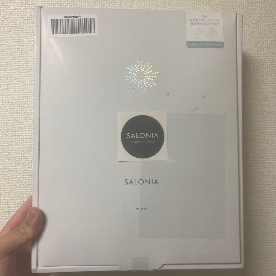 SALONIA サロニア シャワーヘッド SAL23303 ホワイト SALONIA（サロニア）シャワーヘッド ファインバブルクリア ホワイト