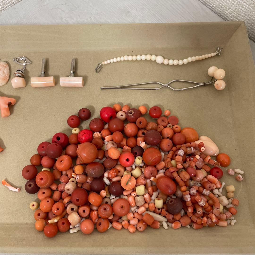 赤珊瑚　本珊瑚　珊瑚　まとめ売り　267.8g