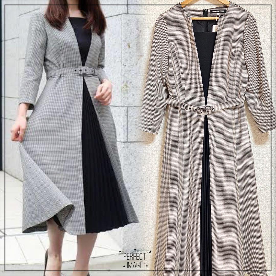 新品タグ付】佳子様ご着用 ストロベリーフィールズ プルックツイル