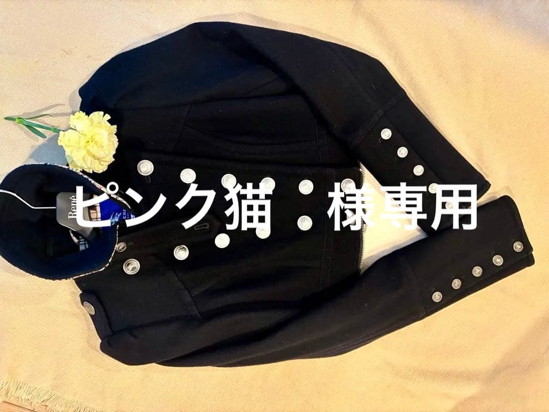 バーバリーコート(上部ジャケット)　なっ黒色　金属ボタン　オシャレ メンズ デザイナー コート＆ジャケット | Burberry® 公式サイト