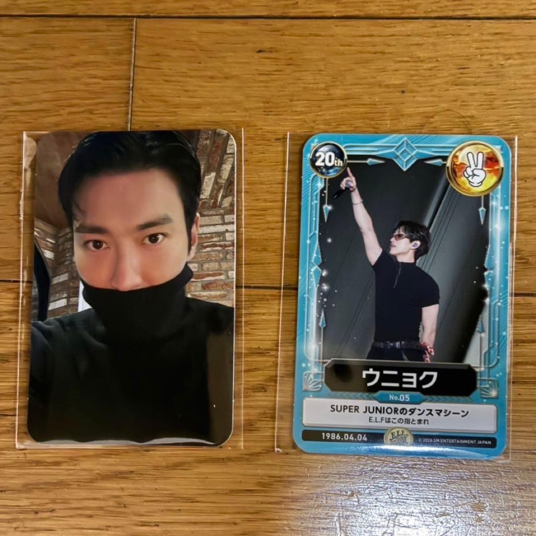 SUPER JUNIOR トレカ ウニョク シウォン - メルカリ