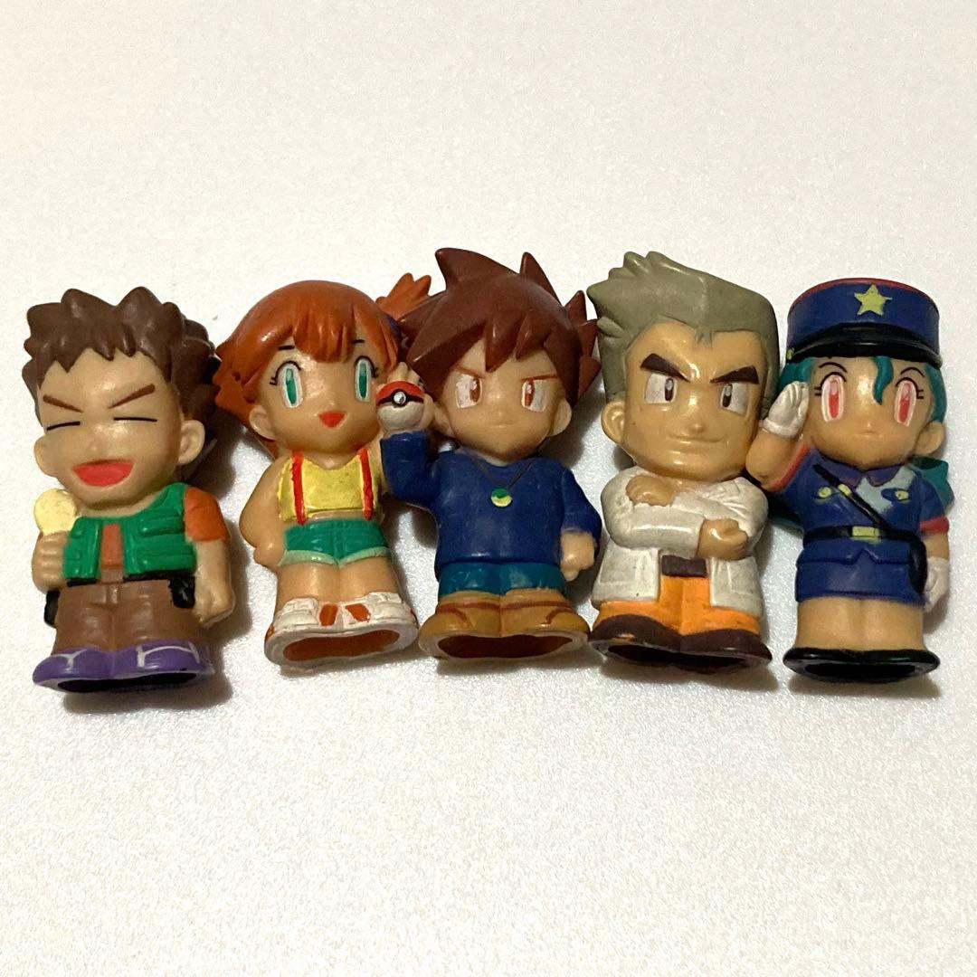 ポケモン ポケモンキッズ 指人形 タケシ カスミ シゲル オーキド