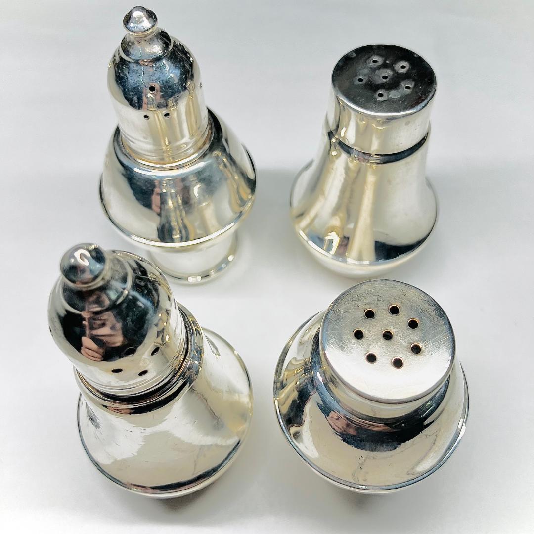 【DUCHIN CREATIONS】銀製調味料入れ DULTON（ダルトン） スパイスジャー 90ml 6個セット Curved spice jar