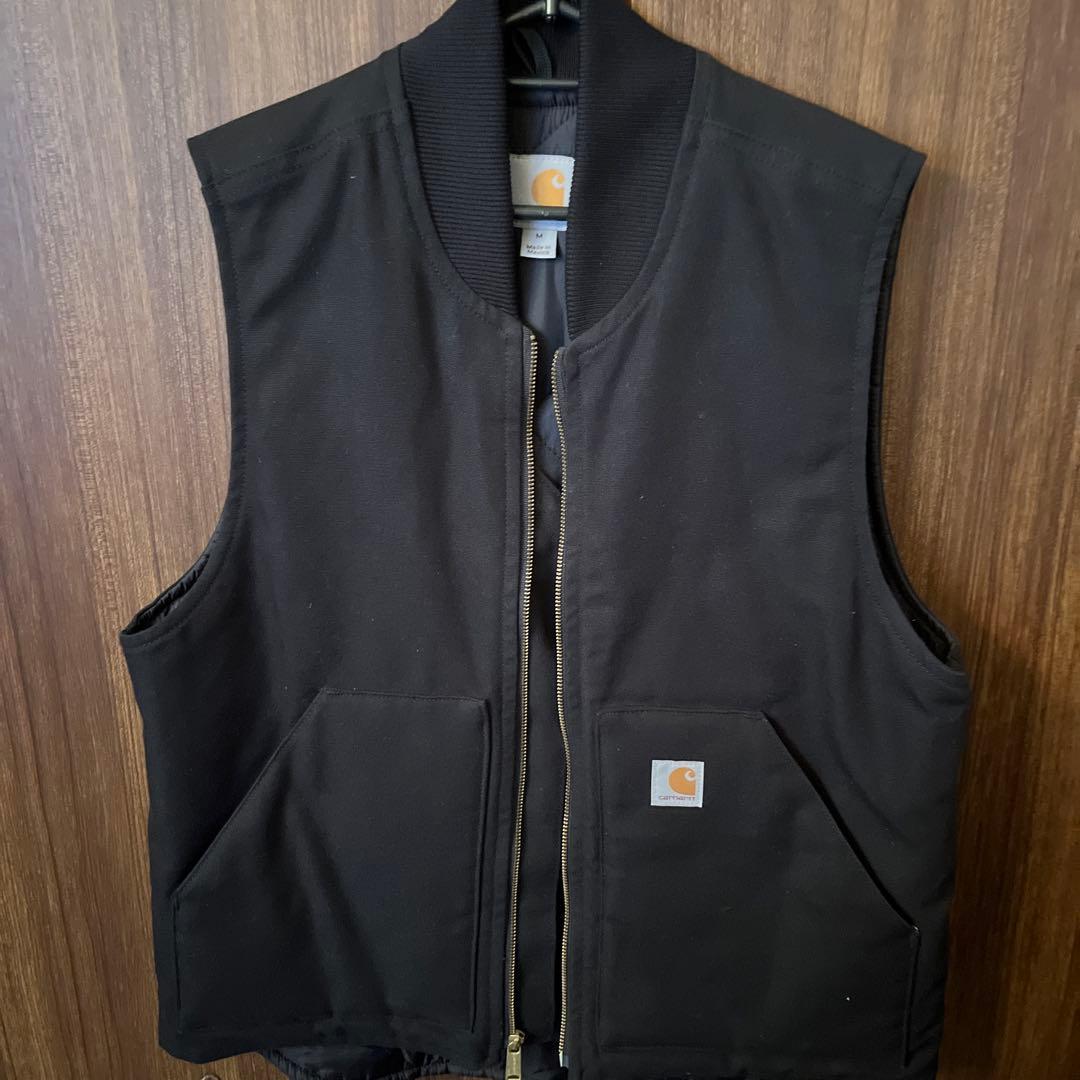 Carhartt ブラック ベスト M CARHARTT Duck Vest M/BLACK カーハート ダックベスト ブラック
