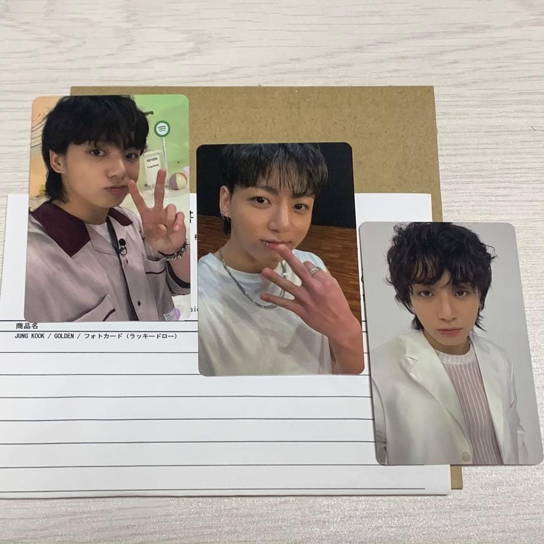 BTS ジョングク JUNGKOOK GOLDEN ユニバ ラキドロ トレカ