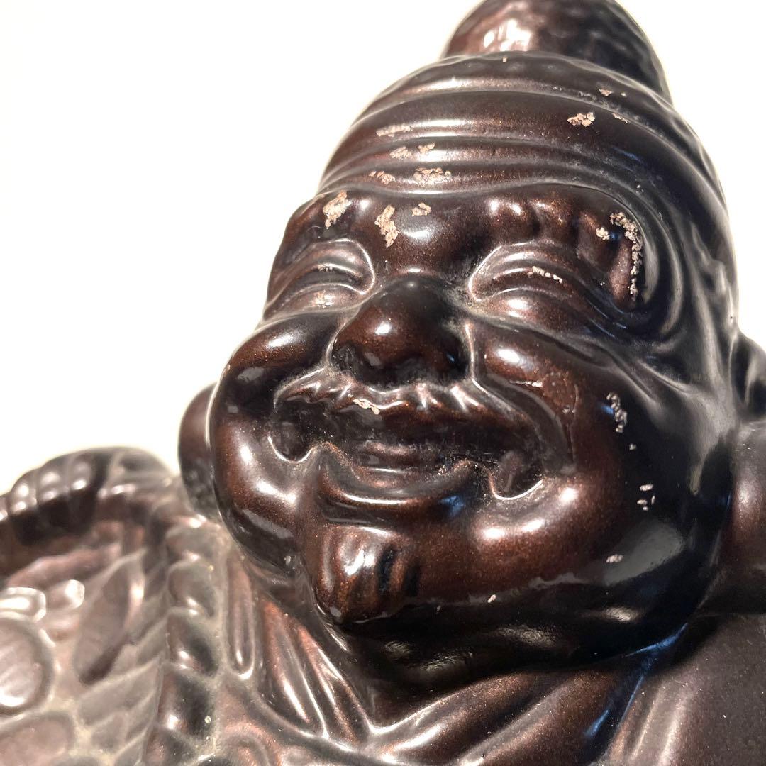 縁起置物 寿光作 七福神 恵比寿様 大黒天 陶器製 高さ31 幅29cm - メルカリ