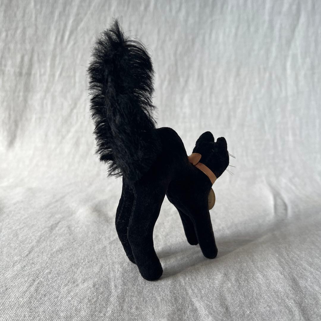 最小】アンティーク シュタイフ トムキャット tom cat 黒ねこ - メルカリ