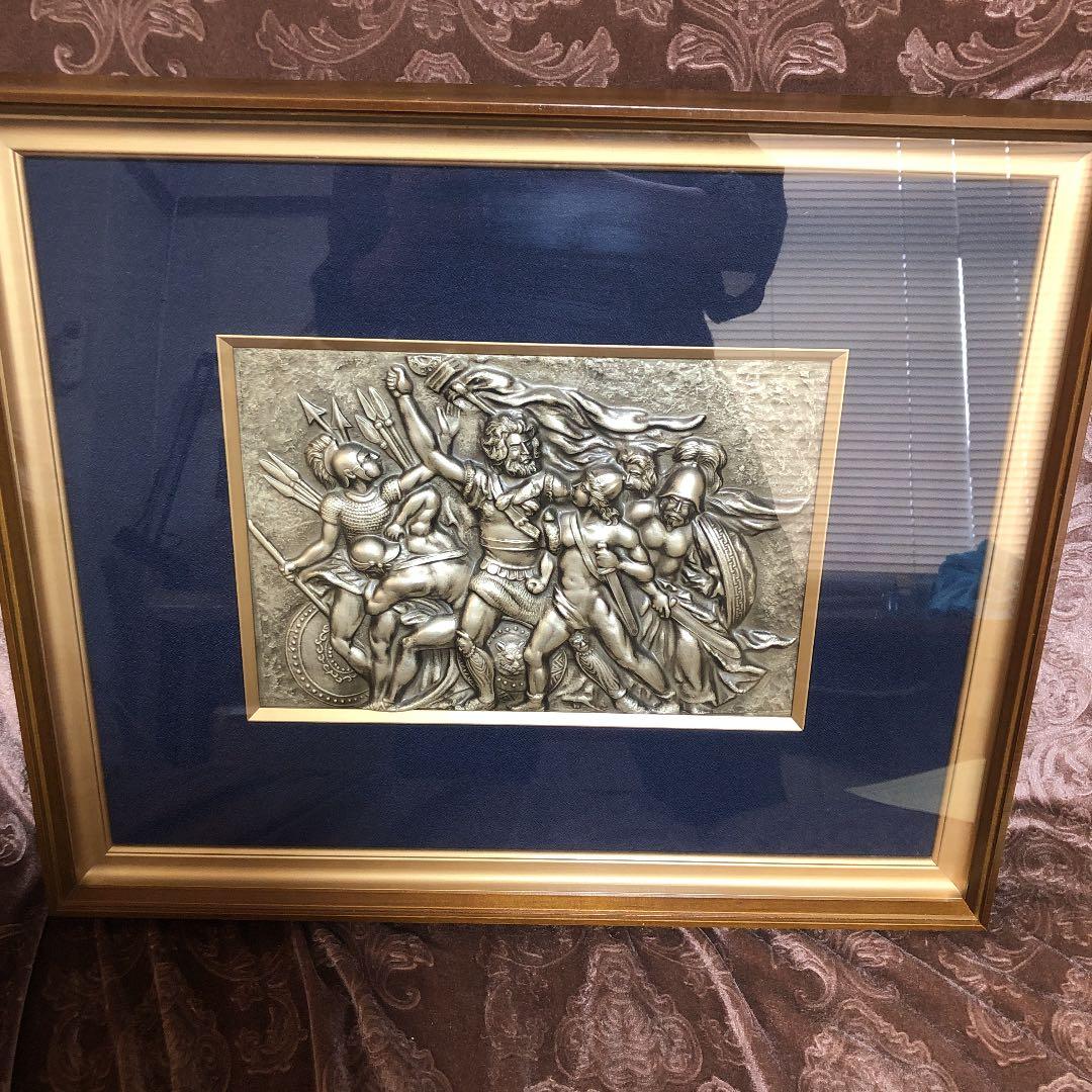 神津港人 油彩画 パリレオミュールセバストボール駅前 直筆サイン 一点物