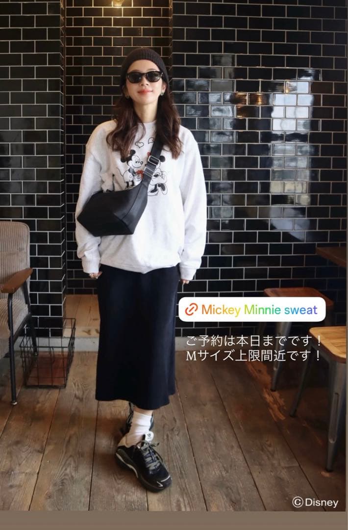【新品未使用品】epa エパ ミッキーミニー スウェットMサイズ グレー ミッキー ミニー プリント スウェット グレー - メルカリ