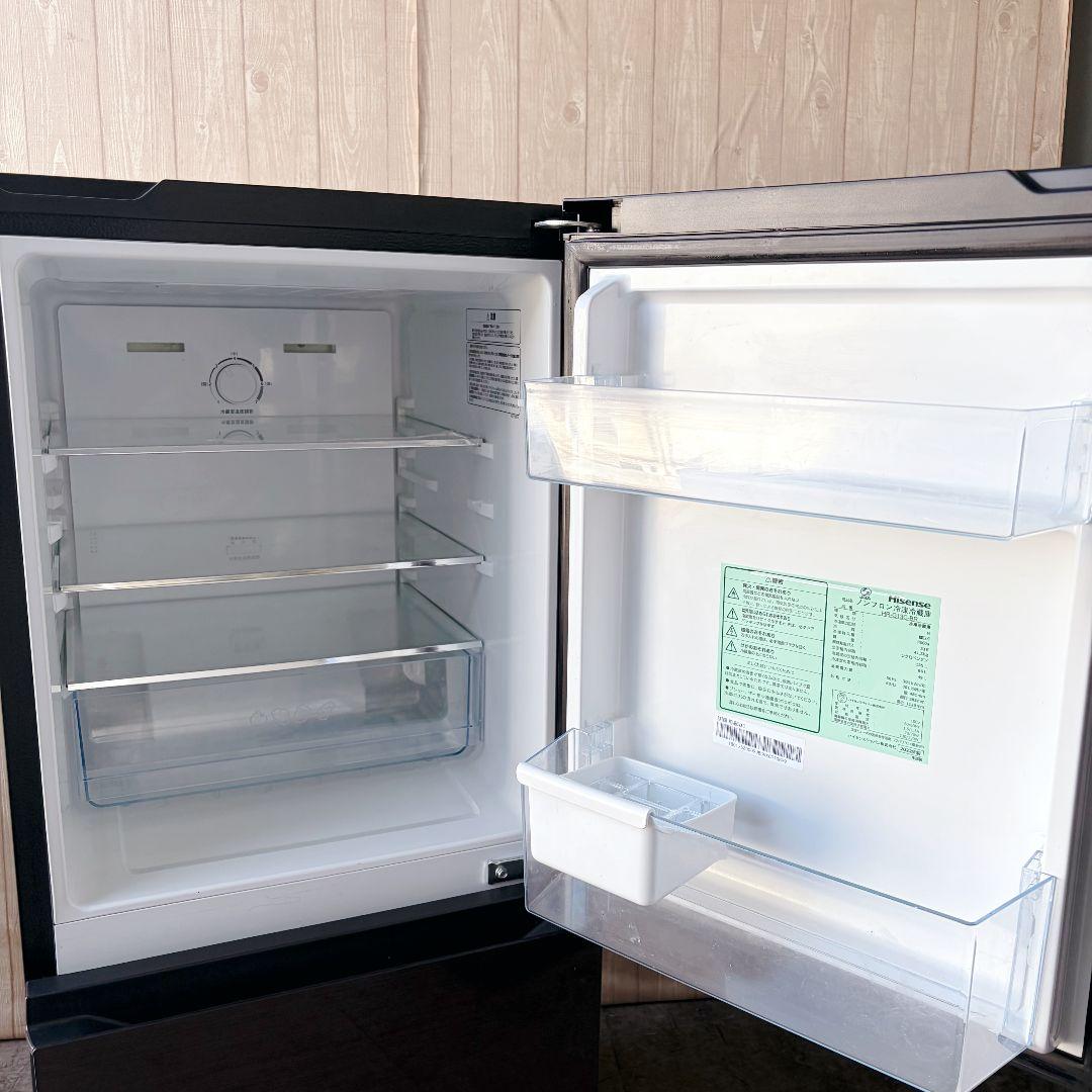 配送設置無料！純正Hisense・Haierシンプル家電2点セット！完動超美品