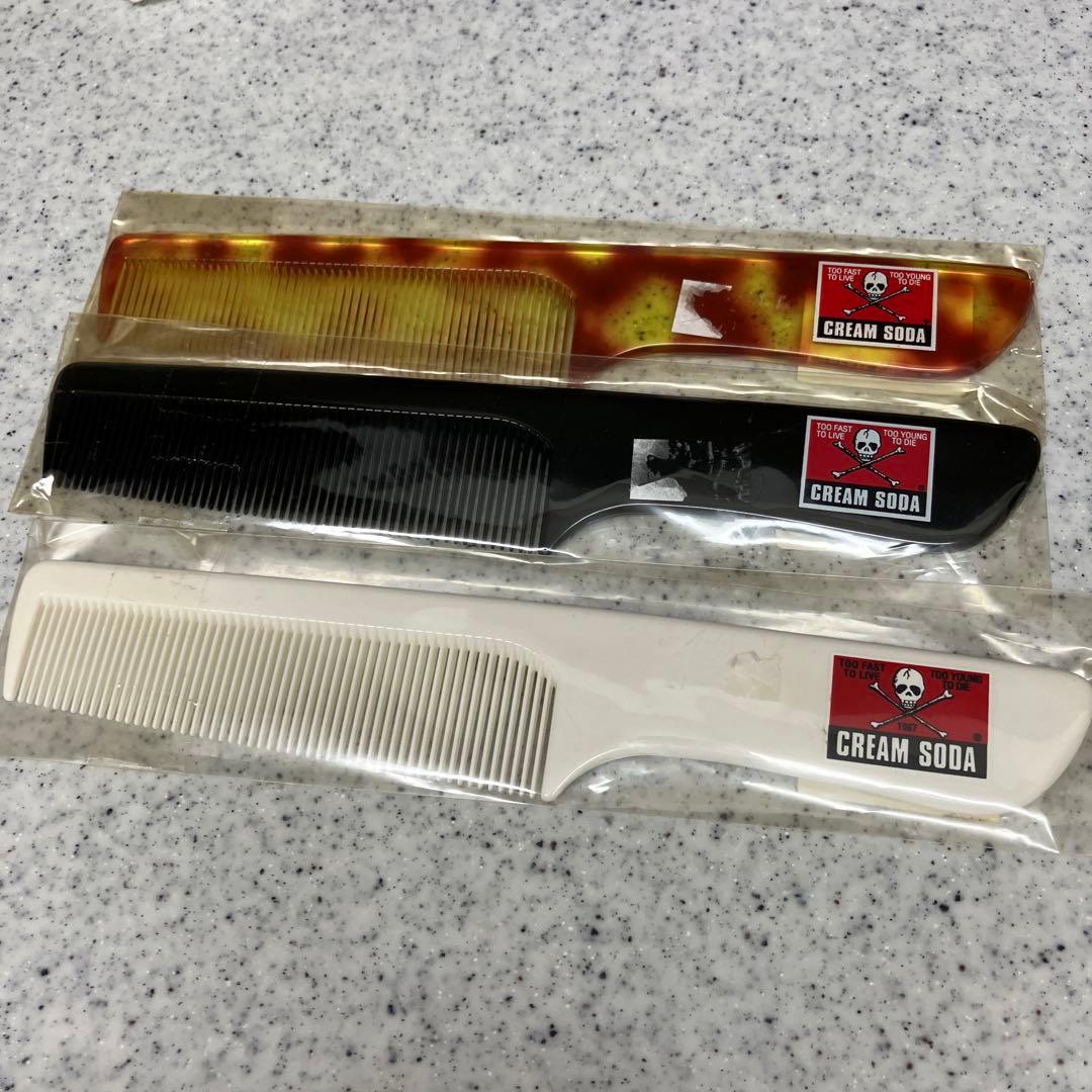 クリームソーダ コーム くし セット ピンクドラゴン ロカビリー 3本