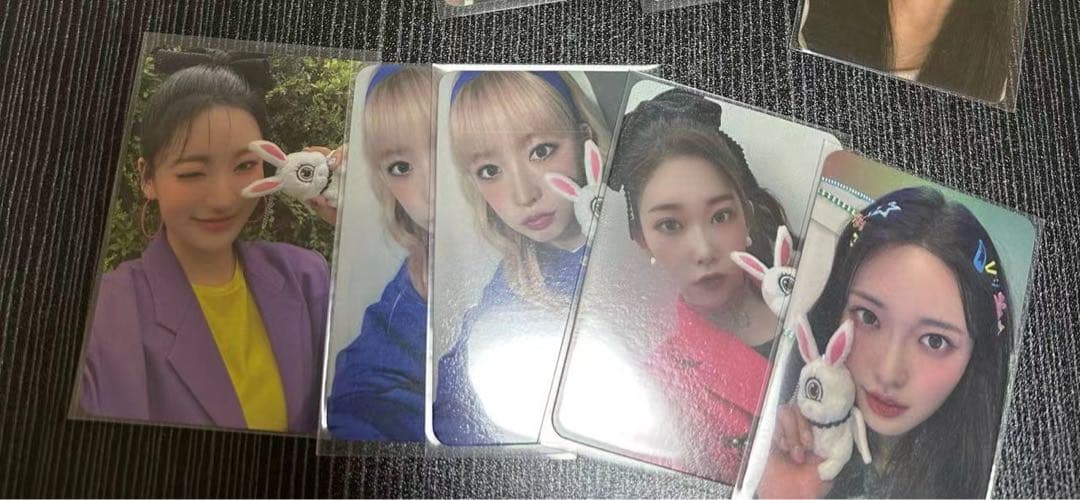 billlie キーリング特典ウサギ雪男　トレカ　ツキ　ハルナ　ハラム　シウン billlie キーリング特典ウサギ雪男 トレカ ツキ ハルナ ハラム シウン