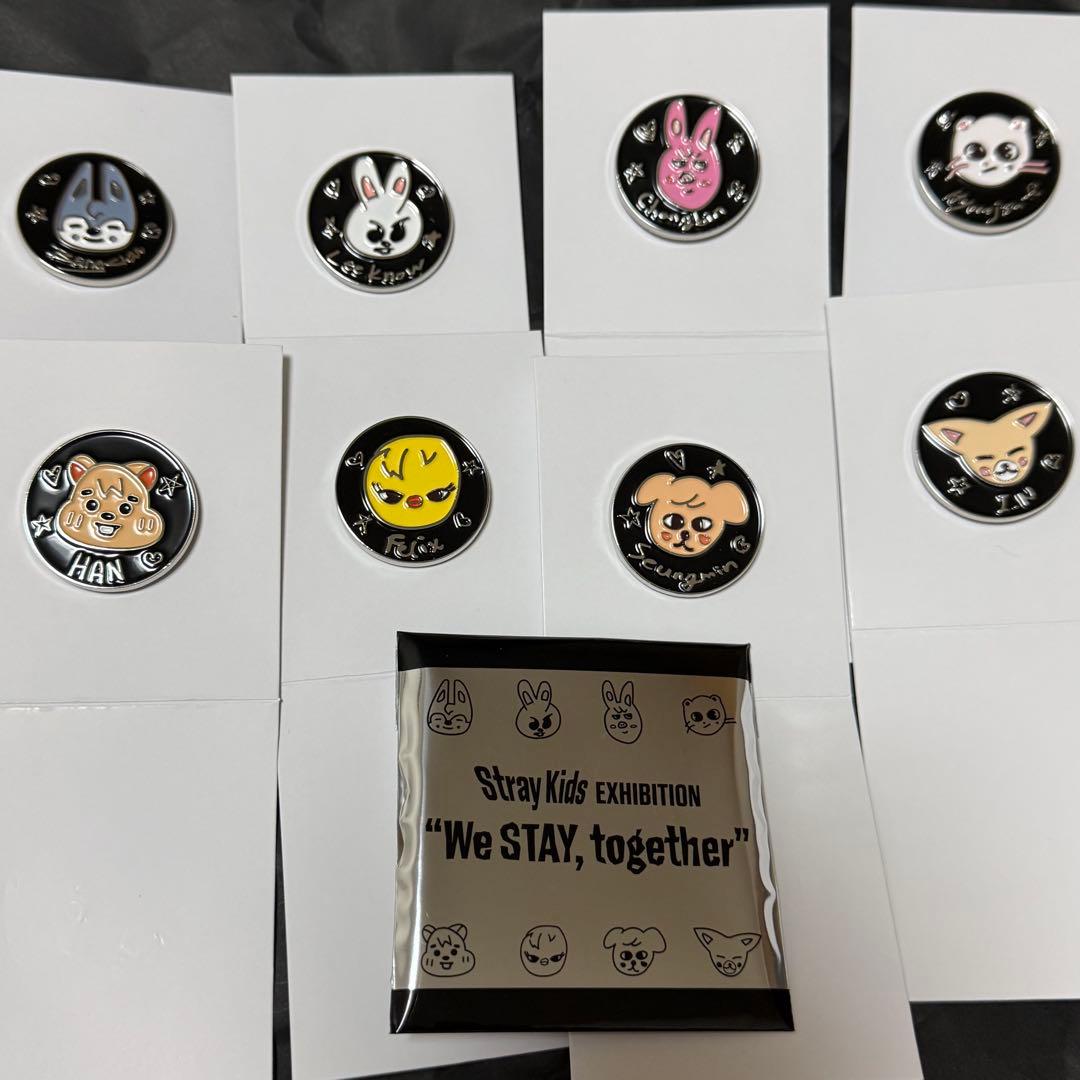 Stray Kids スキズ　展覧会　　ランダムピンバッチ　コンプ straykids 展覧会 ランダムピンバッチ コンプリート - メルカリ
