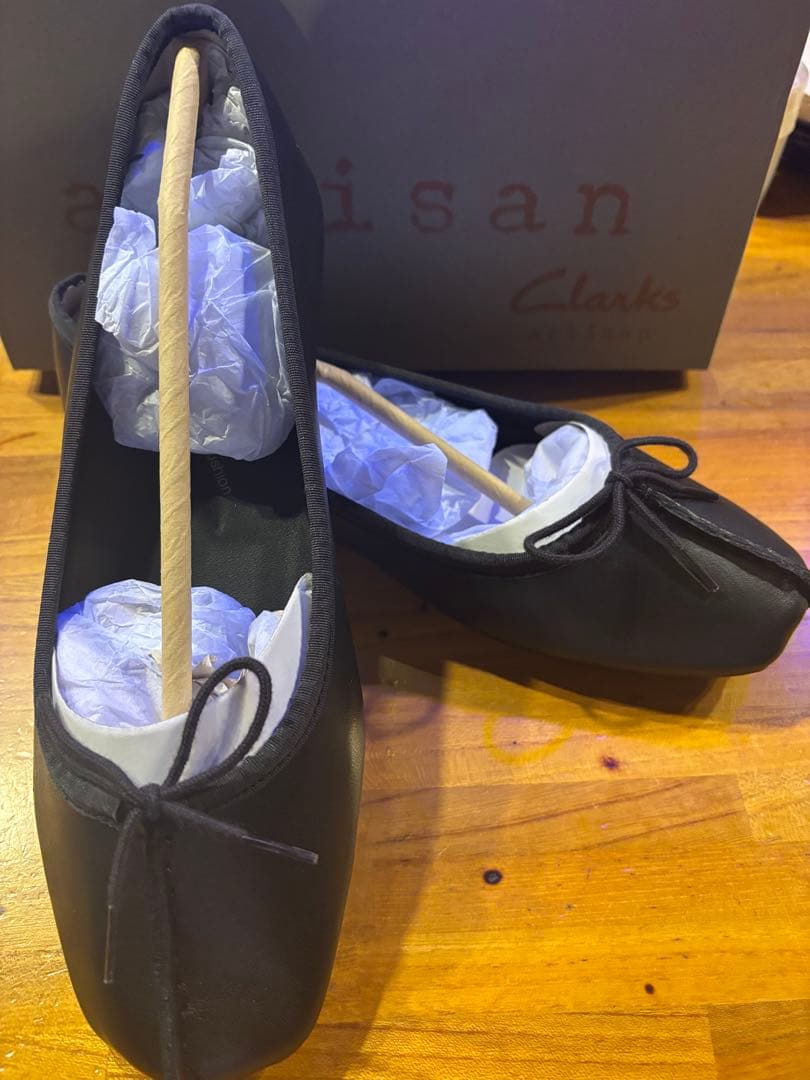 Clarks クラークス フレッククルアイス 黒 バレエシューズ【並行輸入品】 Clarks（クラークス） バレエシューズ パンプス Freckle Ice