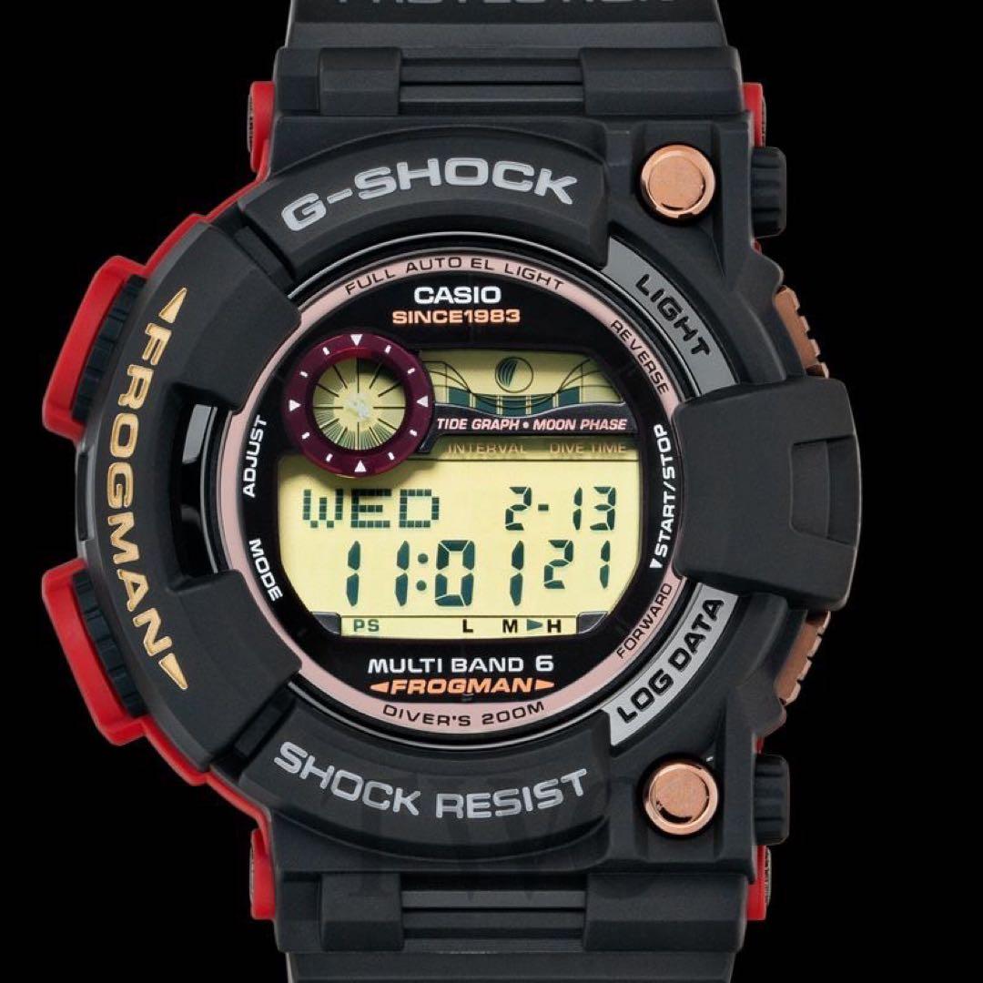 【美品】G-SHOCK フロッグマン 35周年 GWF-1035F-1JR Casio G-Shock Frogman 35th Anniversary Magma Ocean GWF-1035F-1