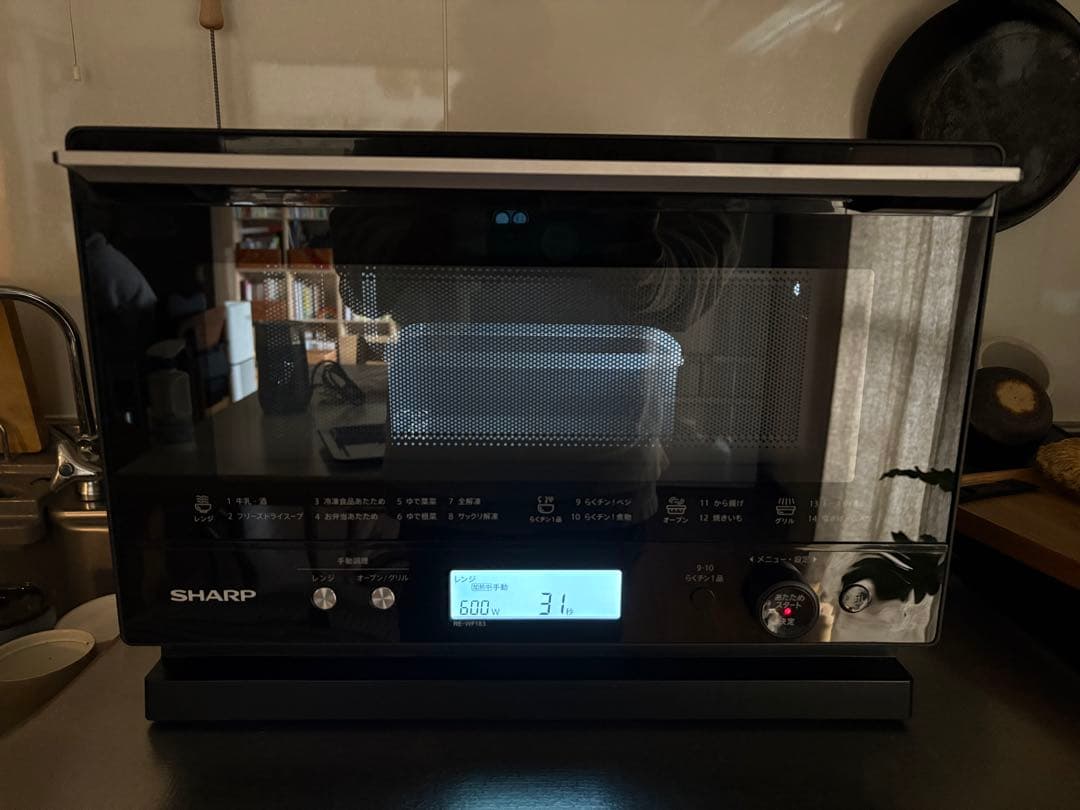 【中古品・動作◎】 SHARP RE-WF183-B オーブンレンジ Amazon.co.jp: シャープ RE-WF183-B (ブラック系) PLAINLY オーブン