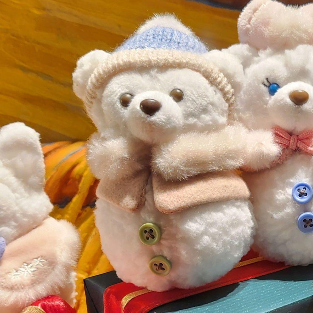 み*ー様 ダッフィー 雪だるま ぬいぐるみチャーム シークレットオブ