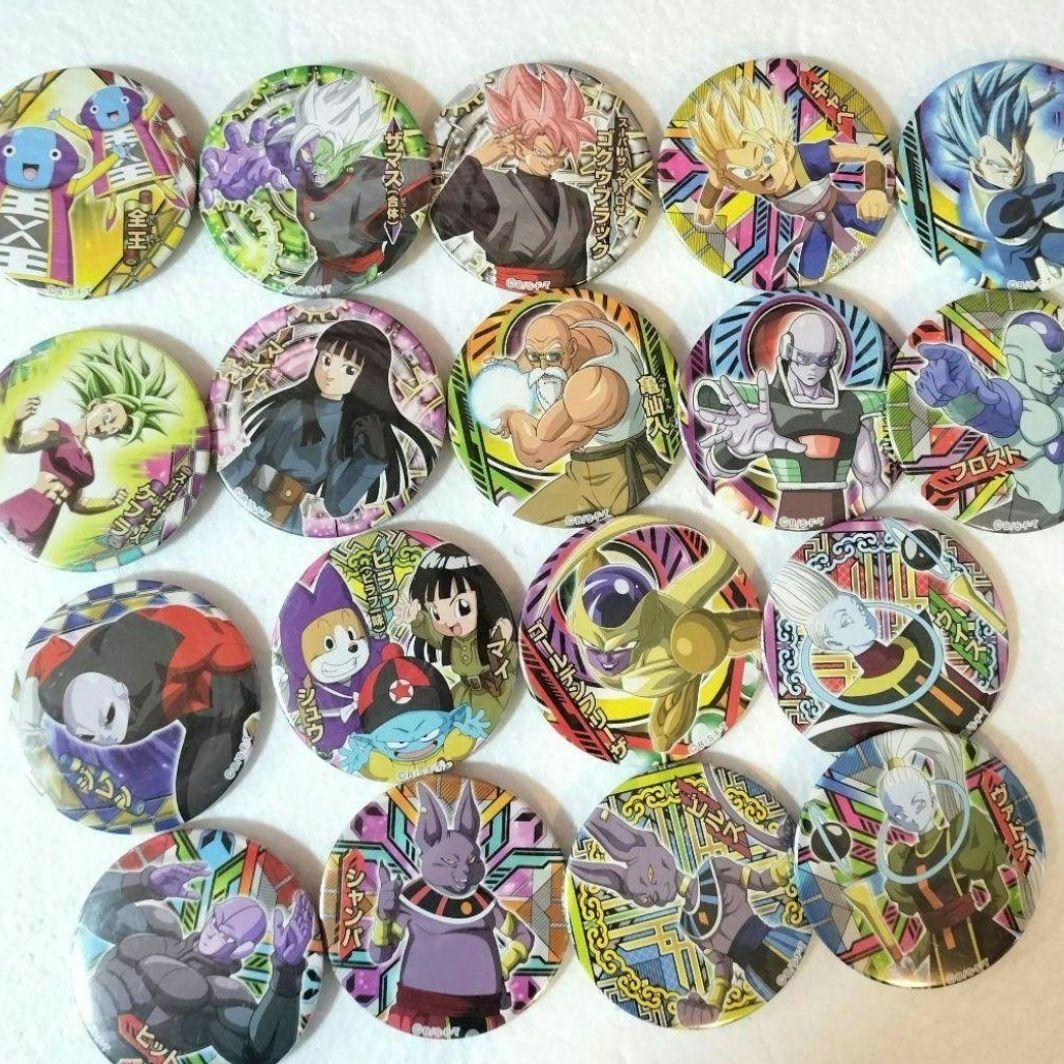 ドラゴンボール ドでか缶バッジ ゴクウブラック ザマス 全王 ベジータ
