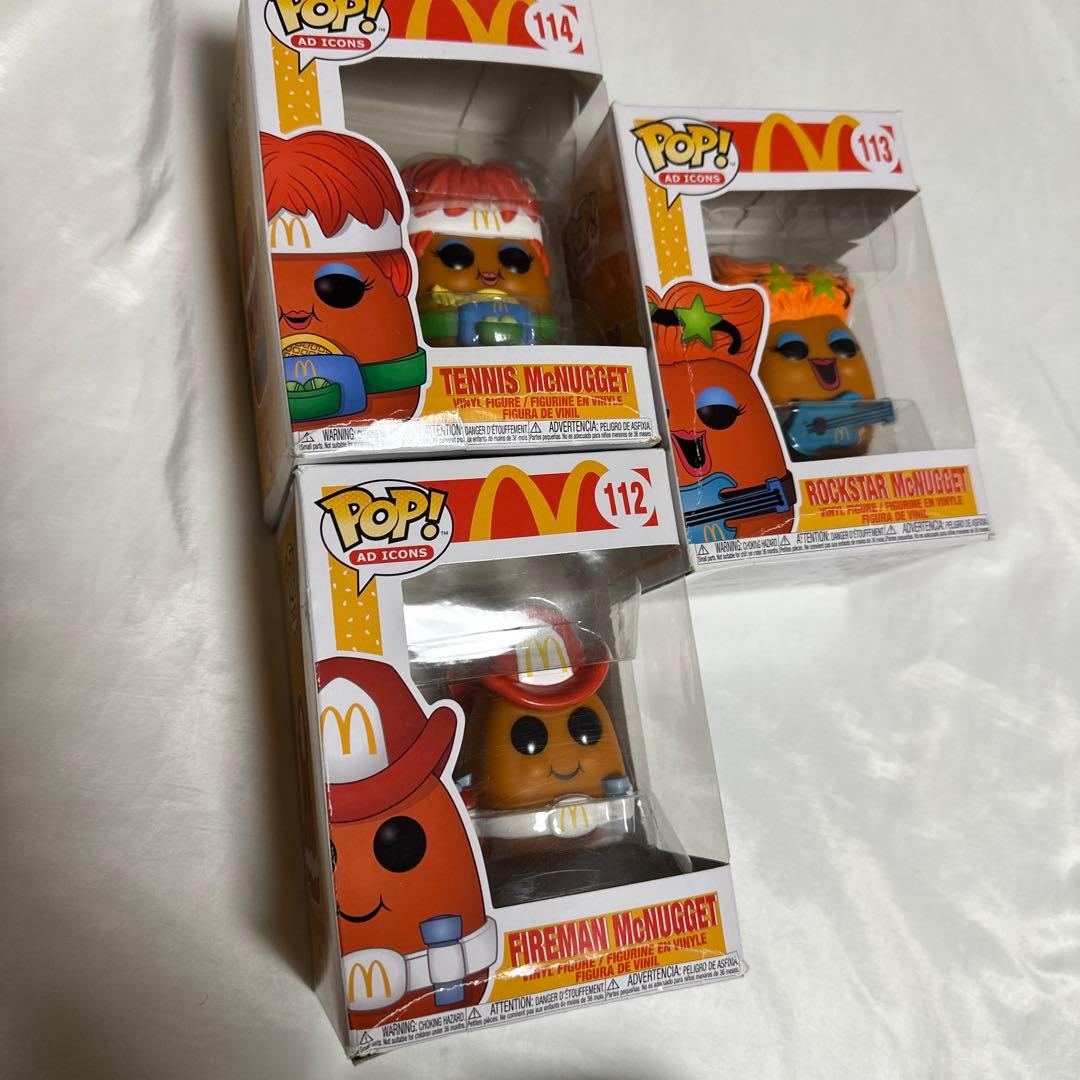 ファンコ POP McDonald’s ロックスター　テニス　ファイアーマン Funko POP! Ad Icons: Rockstar McNugget - McDonald's Golden Arches