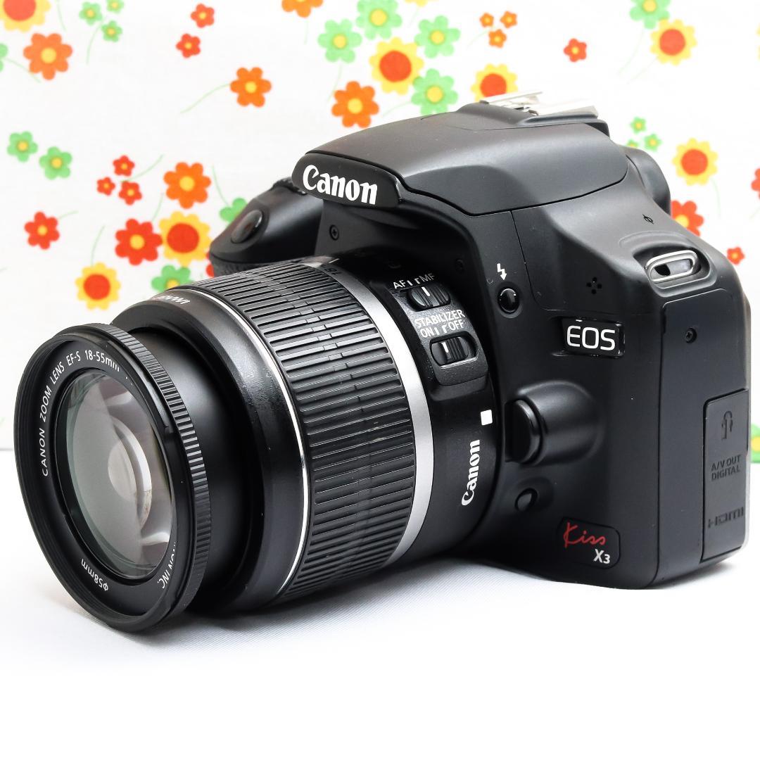 キャノン Canon kiss x3☆動画機能付☆お手頃価格☆スマホに転送