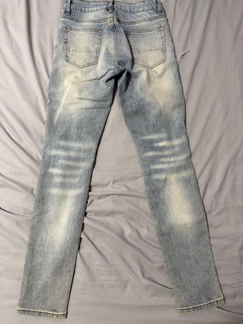 ダメージ加工ジーンズ 28サイズAmiri purple brand ksubi - メルカリ