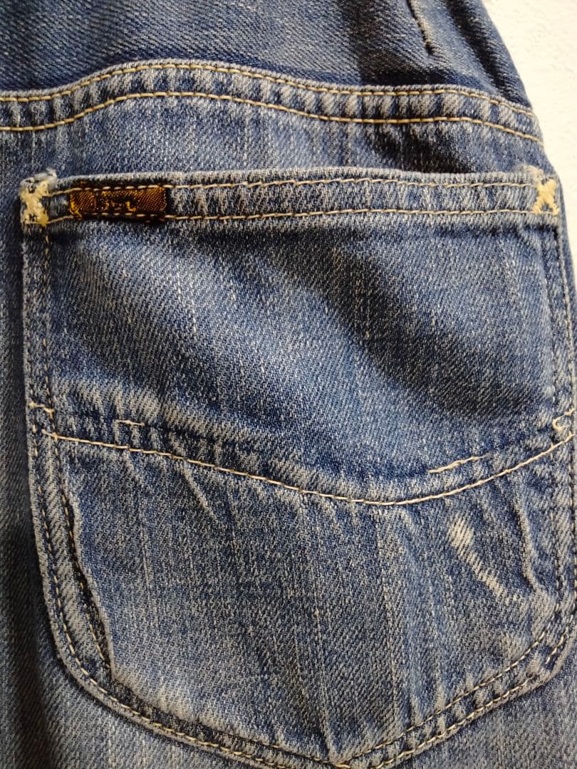 LEE 341Z センター赤タグ 50s 片耳 色濃い目 革パッチ ライトオンス