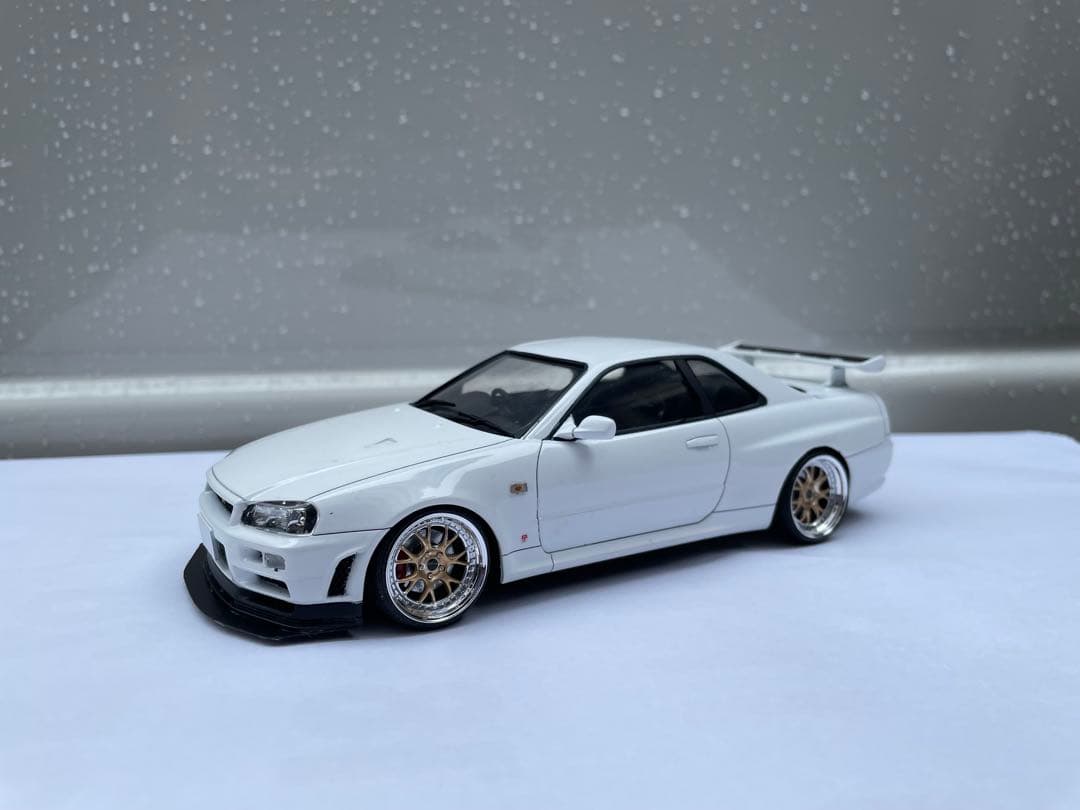 1/24 スカイラインR34GT-Rちょい改造の完成品 1/24 ワイルド・スピード R34 スカイライン GT-R｜株式会社 青島文化教材社