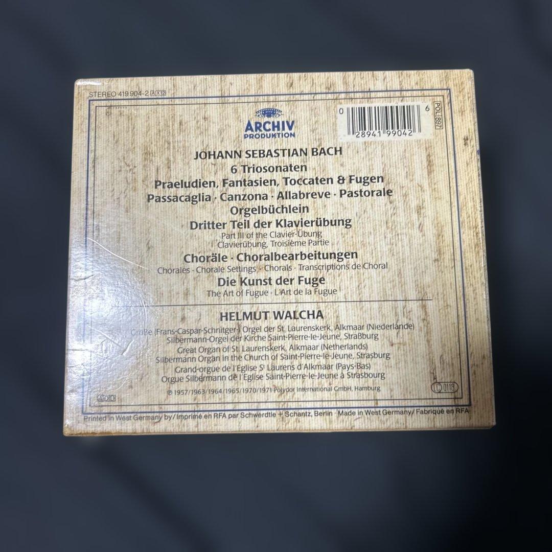 ヴァルヒャ／バッハ：オルガン作品全集(CD12枚) - メルカリ
