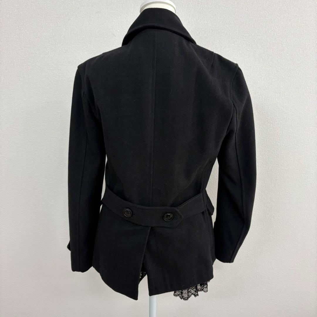 ダークコアy2k平成ギャルパンクロック韓国 デザインコート ピーコート