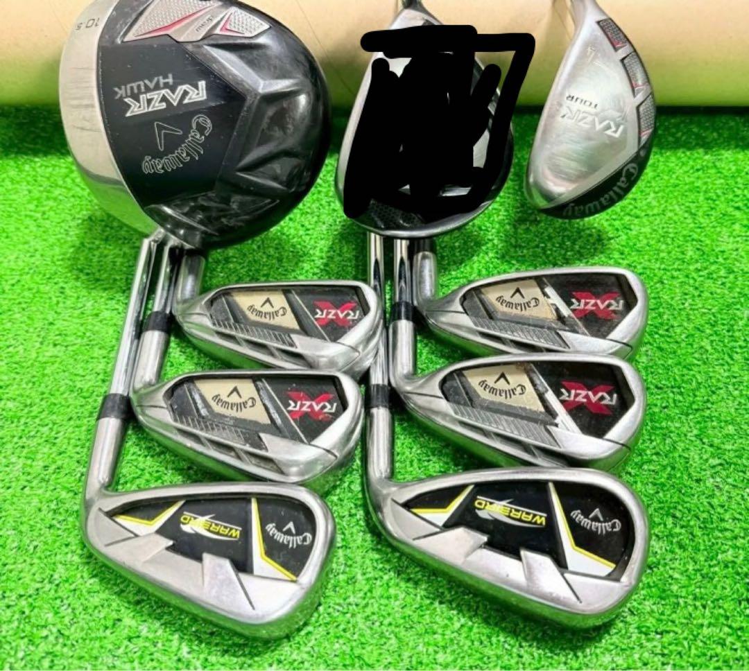 お買い得初心者向けCallaway RAZR HAWKドライバーアイアンセット キャロウェイ RAZR HAWK ドライバーの試打レビュー 口コミ・評価 ギア