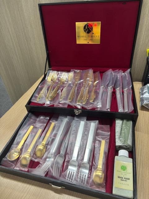 【新品未使用】YAMACO ヤマコ NOBELJUBILEE カトラリーセット 丸みを帯びたデザインは手にも優しくなじみます。YAMACO（ヤマコ