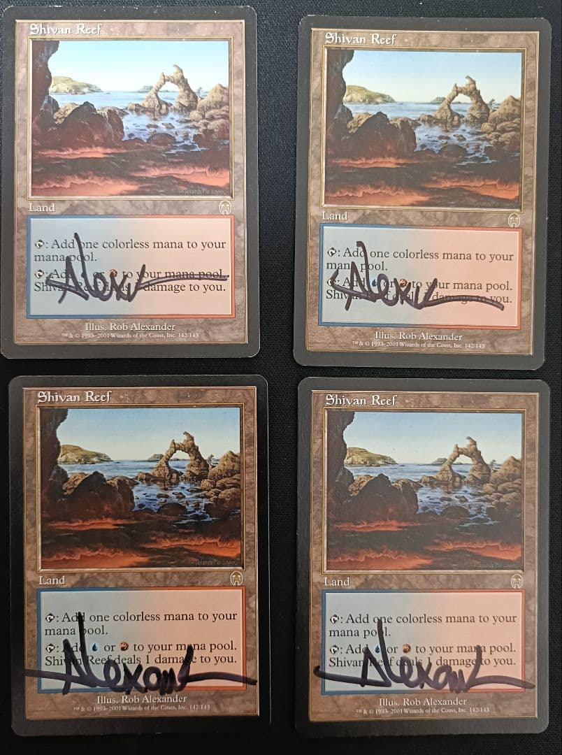 MTG APC シヴの浅瀬 英語版サインド4枚セット 初版旧枠 - メルカリ