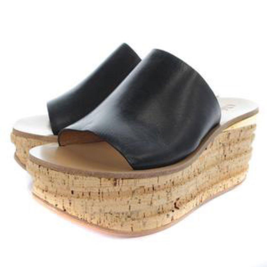 Chloe カミーユ、ウェッジサンダル 37 白