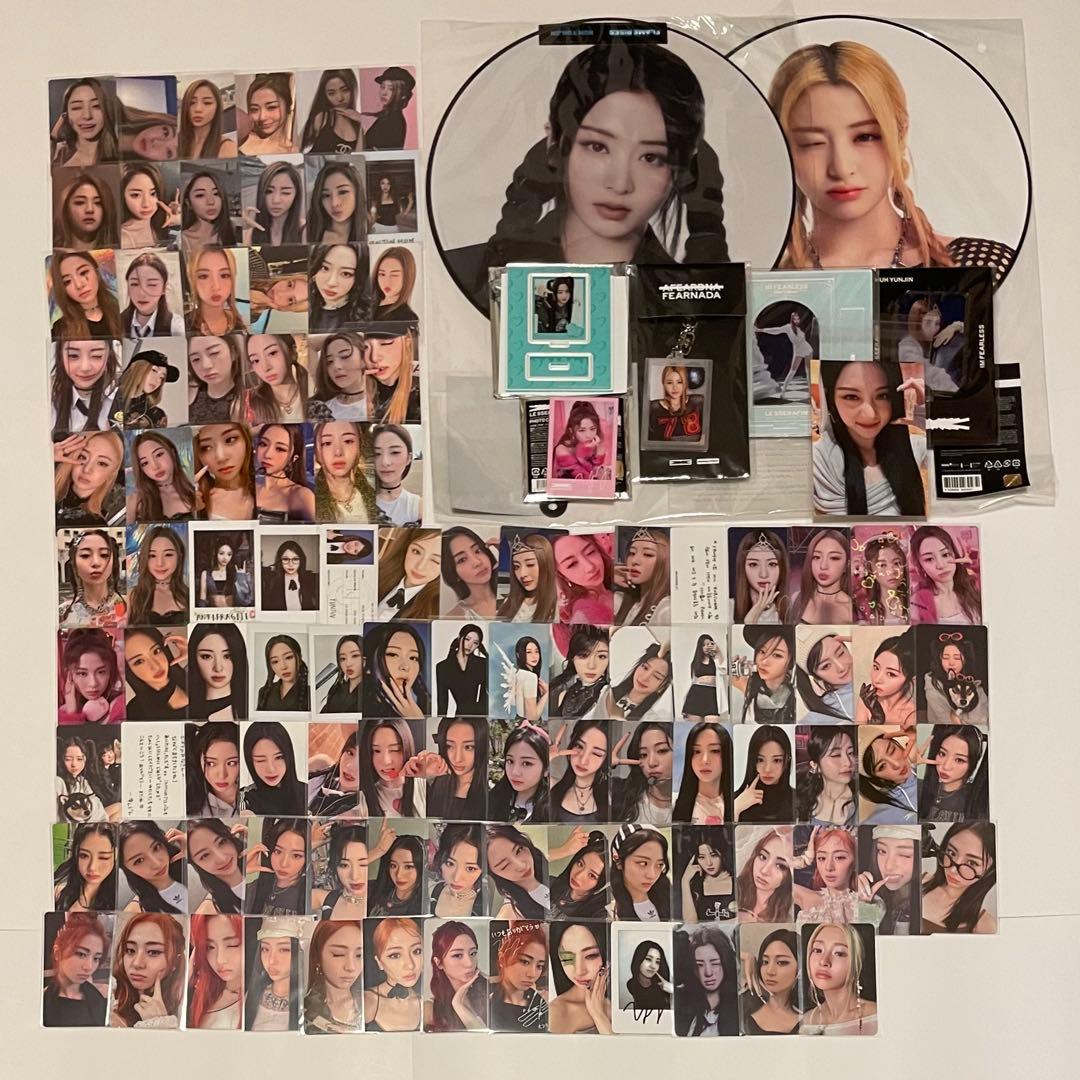 LESSERAFIM ユンジン トレカ うちわ まとめ売り LESSERAFIM ユンジン トレカ まとめ売り - メルカリ