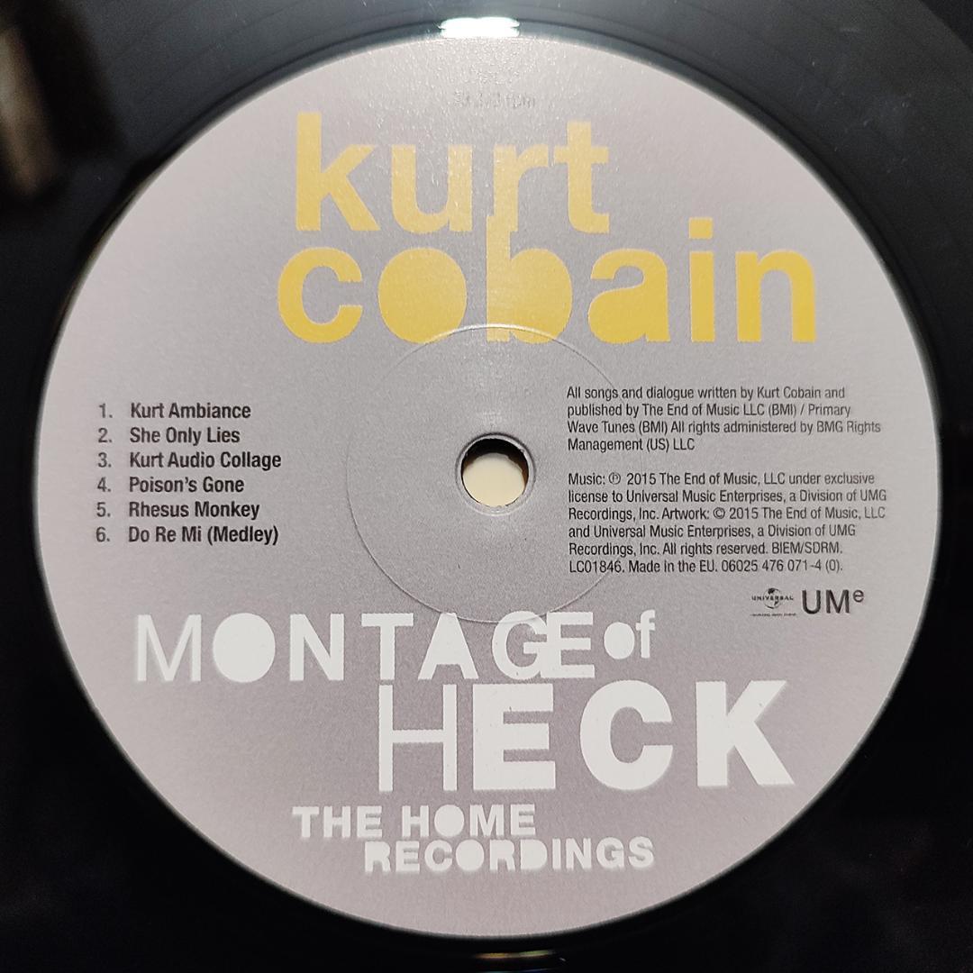 極美LP カート・コバーン / COBAIN：モンタージュ・オブ・ヘック OST