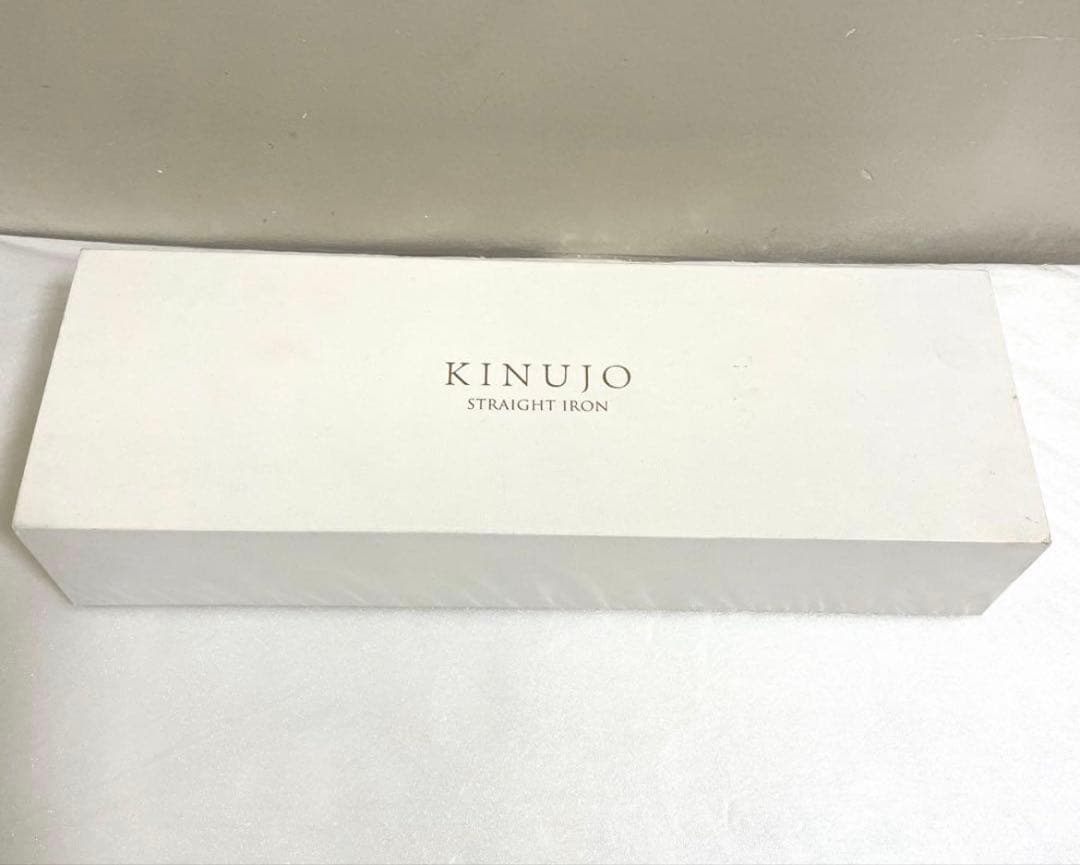 KINUJO　LM225　ストレートヘアアイロン　絹女　パールホワイト デンキチWeb / KINUJO 絹女 キヌージョ ストレートヘアアイロン パール