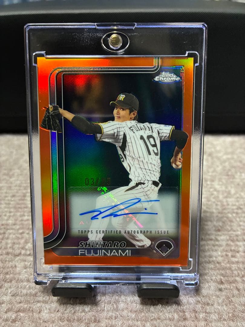 藤浪晋太郎 サインカード 2025 Topps Chrome NPB 25シリ - メルカリ