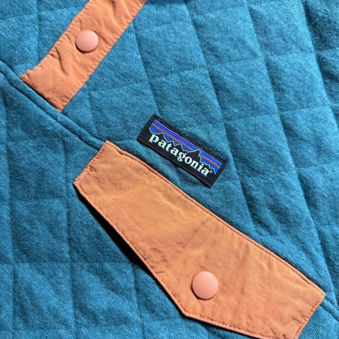 パタゴニア オーガニックコットンダイヤモンドキルト スナップT