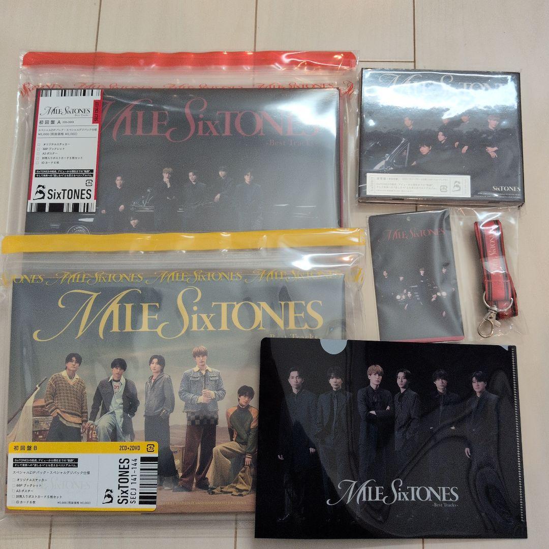 【未開封含】MILESixTONES Best Tracksアルバムセット SixTONES MILESixTONES -Best Tracks- ［2CD+Blu-ray Disc+