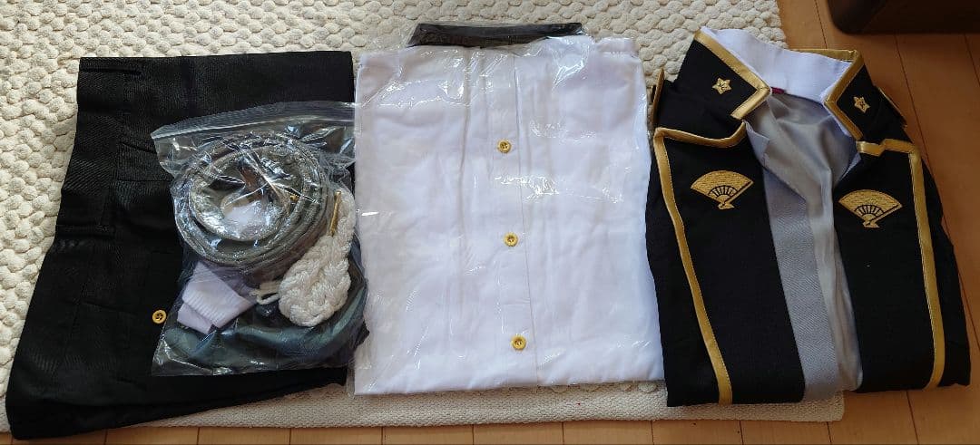 刀剣乱舞 膝丸 コスプレ衣装 コストモ製 送料無料】※改訂版【2】※ とうらぶ風 黒×金×白 膝