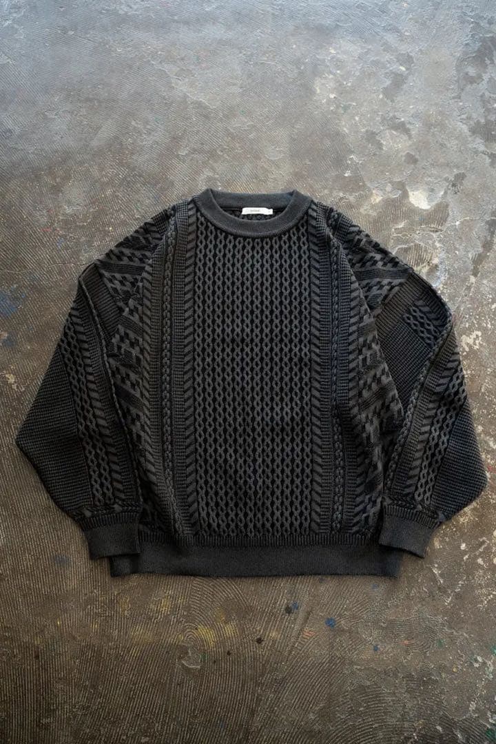 【試着のみ】YASHIKI Fubuki Knit Black サイズ1 YASHIKI Fubuki Knit – Chum!
