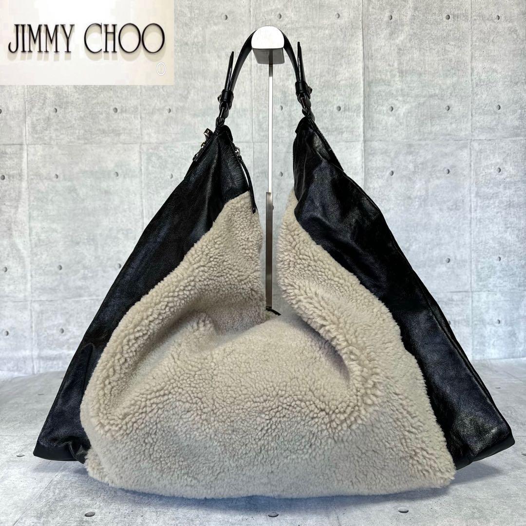 専用品JIMMY CHOO ANA HOBO/L シアリング ハンドバッグ Jimmy Choo Ana Leather Hobo Bag | Saks Fifth Avenue