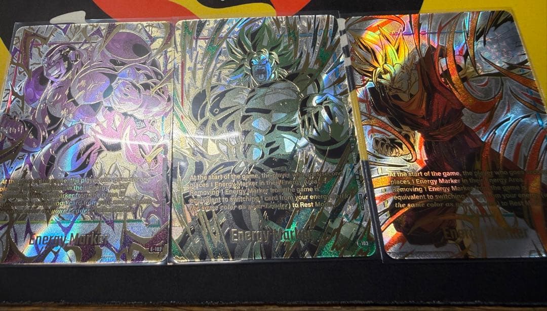 ドラゴンボール フュージョンワールド エナジーマーカー　海外　3枚セットベジット 未開封】エナジーマーカー【☆】《ゴジ―タ/ベジット》※GODランク刻印
