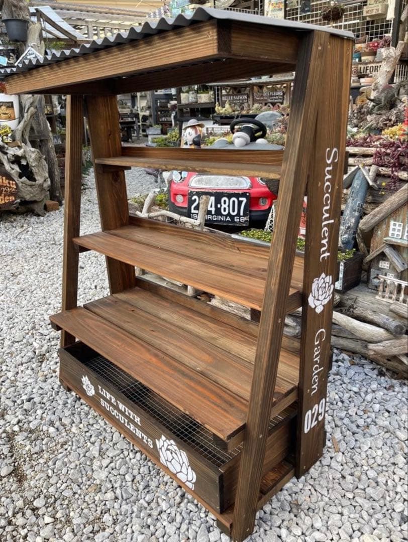 多肉植物棚 GAI-W655D（棚＋トレー）