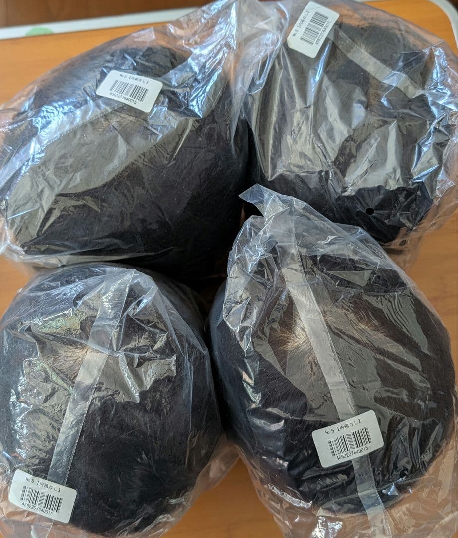 【新品未使用】東京チャーム　カットウィッグ　NO.5 4体 No.5｜教材用レディースウイッグ｜東京チャーム